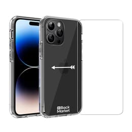 Back Market Προστατευτικό iPhone 14 Pro και προστατευτική οθόνη - 60% Ανακυκλωμένο πλαστικό - Διαφανές