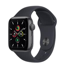 Apple Watch (Series SE) 2020 GPS 44mm - Αλουμίνιο Space Gray - Sport band Σκούρο μπλε