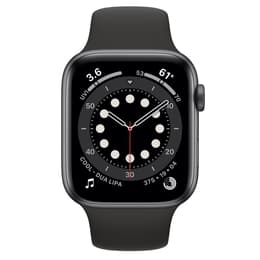 Apple Watch Series 6 (2020) GPS + Cellular 44 mm - Αλουμίνιο Space Gray - Sport band Μαύρο