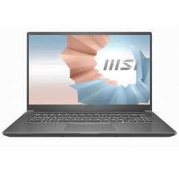 MSI Modern MS-1551 15" (2020) - Core i5 - Gen 10 (U) - 16GB - SSD 512 GB AZERTY - Γαλλικό