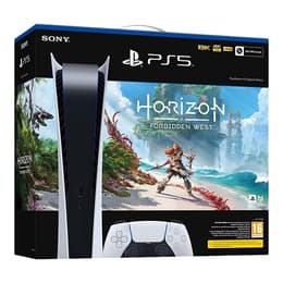 PlayStation 5 Digital Edition 825GB - Άσπρο + Horizon Forbidden West