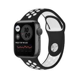 Apple Watch (Series SE) 2020 GPS 40mm - Αλουμίνιο Space Gray - Nike Sport band Μαύρο/Άσπρο
