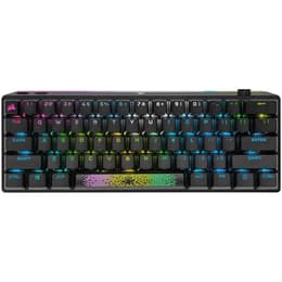 Corsair Πληκτρολόγιο QWERTY Αγγλικά (US) Ασύρματο Πληκτρολόγιο με φωτιζόμενα πλήκτρα K70 Pro Mini Wireless CHERRY MX