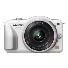Υβριδική - Panasonic Lumix DMC-GF5 Άσπρο + φακού Panasonic Lumix G Vario 12-32mm f/3.5-5.6