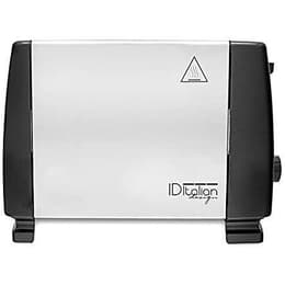 Φρυγανιέρα Italian Design IDTDP2 2 υποδοχές - Μαύρο/Ασημί