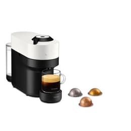 Μηχανή Espresso πολλαπλών λειτουργιών Machine a Cafe KRUPS NESPRESSO YY4889FD Vertuo Pop Blanche capsules, Cafetiere compacte, 4 tailles de tasses, Expresso, Bluetoo L - Μαύρο/Γκρι