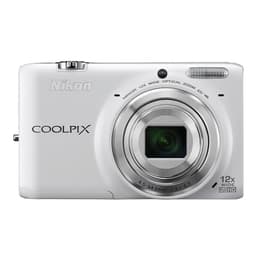 Συμπαγής Coolpix S6500 - Άσπρο + Nikon Nikkor Wide Optical Zoom 25-300 mm f/3.1-6.5 ED VR f/3.1-6.5
