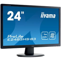24" Iiyama ProLite E2483HS 1920 x 1080 LCD monitor Μαύρο