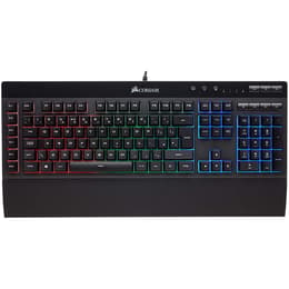 Corsair Πληκτρολόγιο QWERTY Ισπανικό Πληκτρολόγιο με φωτιζόμενα πλήκτρα Raptor K55 RGB
