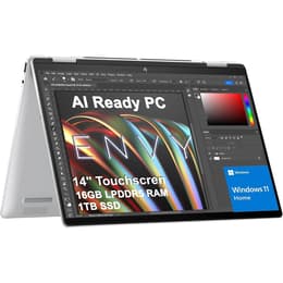 HP Envy x360 2-in-1 14" (2022) - Core i7 - Gen 12 (U) - 16GB - SSD 512 GB + HDD 512 GB QWERTY - Αγγλικά