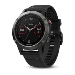 Garmin Ρολόγια Fenix 5 Sapphire Παρακολούθηση καρδιακού ρυθμού GPS - Μαύρο