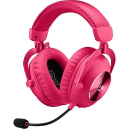 Logitech G Pro X 2 Lightspeed gaming wireless Ακουστικά Μικρόφωνο - Ροζ
