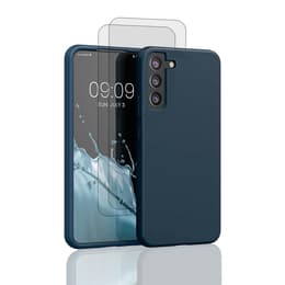 Προστατευτικό Galaxy S22+ 2 οθόνης - Σιλικόνη - Μπλε