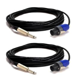 Lot de 2 Câbles MR Entertainer - Jack 6,35mm / Speakon mâle 10 m pour enceintes Καλώδιο