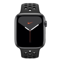 Apple Watch (Series 5) 2019 GPS + Cellular 44mm - Αλουμίνιο Space Gray - Αθλητισμος Εμφανισεις Nike Μαύρο