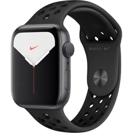 Apple Watch (Series 5) 2019 GPS + Cellular 44mm - Αλουμίνιο Space Gray - Αθλητισμος Εμφανισεις Nike Μαύρο