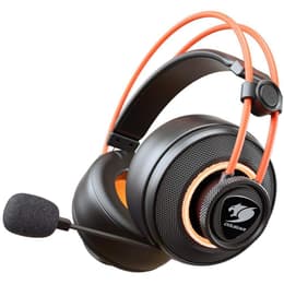 Cougar Immersa Pro Ti Μειωτής θορύβου gaming καλωδιωμένο Ακουστικά Μικρόφωνο - Μαύρο/Πορτοκαλί