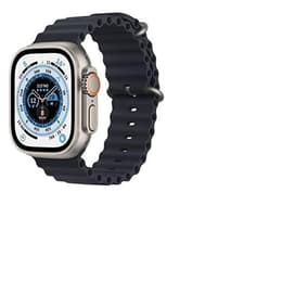 Apple Watch (Ultra) 2022 GPS 49mm - Τιτάνιο Μαύρο - Μπάντα ωκεανού Μαύρο