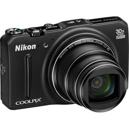 Συμπαγής Coolpix S9700 - Μαύρο + Nikon Nikkor Wide Optical Zoom 25-750 mm f/3.7-6.4 f/3.7-6.4
