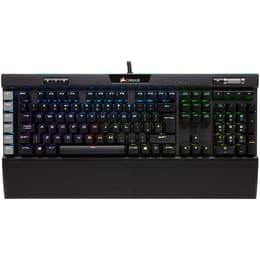 Corsair Πληκτρολόγιο QWERTY Ιταλικά Πληκτρολόγιο με φωτιζόμενα πλήκτρα K95 RGB Platinum