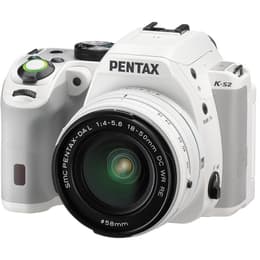 Reflex K-M - Άσπρο + Panasonic Pentax SMC Pentax-DA L ED WR f/3.5-5.6 + f/4-5.6