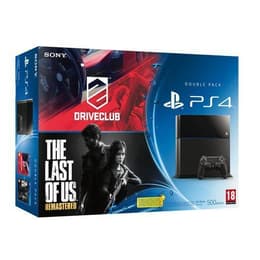 PlayStation 4 500GB - Μαύρο + DriveClub + The Last Of Us (Remastered)