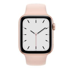 Apple Watch (Series SE) 2020 GPS 44mm - Αλουμίνιο Χρυσό - Αθλητισμός Ροζ άμμος