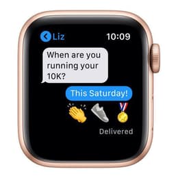 Apple Watch (Series 6) 2020 GPS + Cellular 40mm - Αλουμίνιο Χρυσό - Αθλητισμός Ροζ άμμος