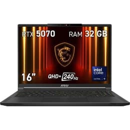 MSI Stealth 16 AI A2HWGG-047ES OLED 16" - Core Ultra 9 285H - 32GB - SSD 1 TBGB NVIDIA GeForce RTX 5070 QWERTY - Αγγλικά