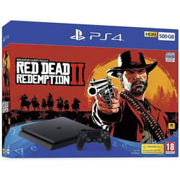 PlayStation 4 Slim 1000GB - Μαύρο + Red Dead Redemption II