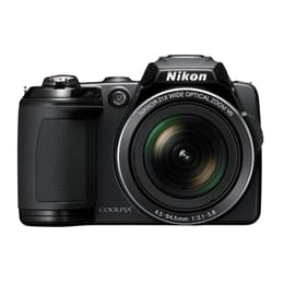 Συμπαγής Coolpix L120 - Μαύρο + Nikon Nikkor 21X Wide Optical Zoom VR 25–525mm f/3.1–5.8 f/3.1–5.8