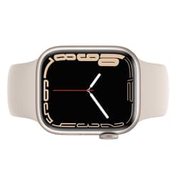Apple Watch (Series 7) 2021 GPS + Cellular 41mm - Αλουμίνιο Ασημί - Sport band Αστροφεγγιά