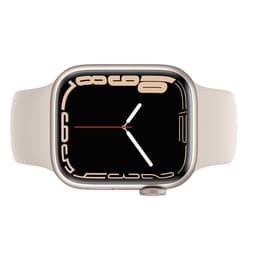 Apple Watch Series 7 (2021) GPS + Cellular 41 mm - Αλουμίνιο Starlight - Sport band Starlight