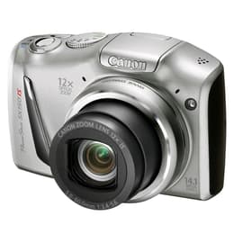 Συμπαγής PowerShot SX160 IS - Γκρι + Canon Zoom Lens 12X IS 28–336mm f/3.4-5.6 f/3.4-5.6