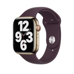 Apple Watch (Series 7) 2021 GPS + Cellular 41mm - Ανοξείδωτο ατσάλι Χρυσό - Sport band