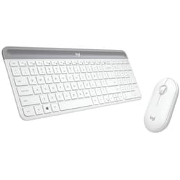 Logitech Πληκτρολόγιο QWERTY Αγγλικά (US) Ασύρματο Desktop MK470 Slim Combo