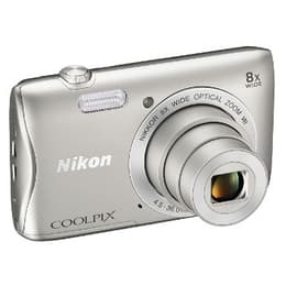 Συμπαγής S3700 - Ασημί + Nikon Nikon Nikkor Wide Optical Zoom VR f/3.7-6.6