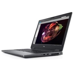 Dell Precision 7720 17" (2017) - Core i7-7820HQ - 64GB - SSD 512 GB AZERTY - Γαλλικό