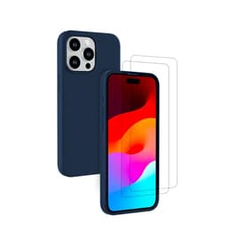 Προστατευτικό iPhone 15 Pro 2 οθόνης - Σιλικόνη -