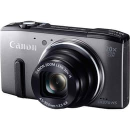Συμπαγής PowerShot SX270 HS - Γκρι + Canon Canon Zoom Lens 20x IS 25-500 mm f/3.5-6.8 f/3.5-6.8
