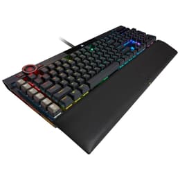 Corsair Πληκτρολόγιο AZERTY Γαλλικό Πληκτρολόγιο με φωτιζόμενα πλήκτρα K100