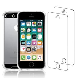 Προστατευτικό iPhone SE(2016) 2 οθόνης - Ανακυκλωμένο πλαστικό - Διαφανές