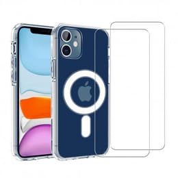 Προστατευτικό iPhone 12 mini 2 οθόνης - TPU - Διαφανές
