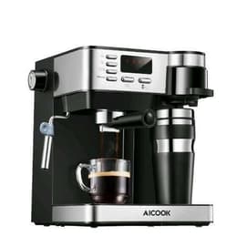 Μηχανή Espresso Aicook CM6827 L - Μαύρο/Ασημί