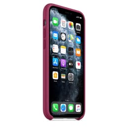 Apple Θήκη από σιλικόνη iPhone 11 Pro Max - Σιλικόνη Γρανάτη κόκκινο