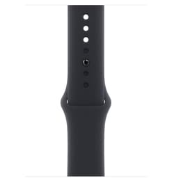 Apple Watch Series 9 (2023) GPS + Cellular 45 mm - Ανοξείδωτο ατσάλι Graphite - Sport band Midnight