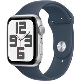 Apple Watch Series SE 2 (2022) GPS + Cellular 44 mm - Αλουμίνιο Ασημί - Sport band Μπλε
