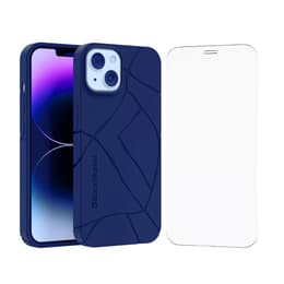 Back Market Προστατευτικό iPhone 14 και προστατευτική οθόνη - GRS 4.0 Ανακυκλωμένο πλαστικό - Μωβ