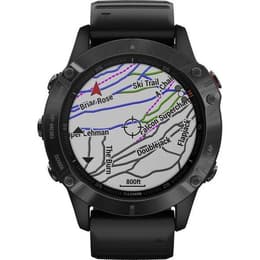Garmin Ρολόγια Fenix 6 Sapphire Παρακολούθηση καρδιακού ρυθμού GPS - Μαύρο