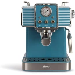 Μηχανή Espresso Χωρίς κάψουλες Livoo DOD174 1,5000L - Μπλε